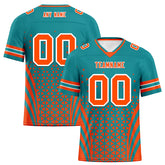 Custom Blue White Florida Personalized Authentic Football Jersey FBJ02-D023033-24